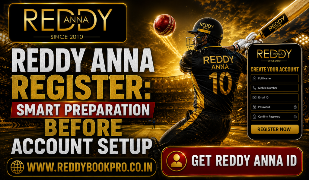 Reddy Anna Register Smart Preparation Before Account Setup